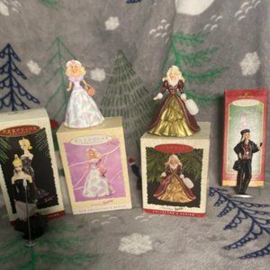 Hallmark Barbie ornaments set of 4